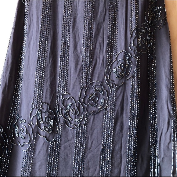 CACHE Beaded Cocktail Dress size 6 - Picture 5 of 9